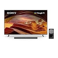 Sony 75 Inch X77L 4K HDR LED Google TV HT-S400 2.1ch Sound Bar with Wireless subwoofer