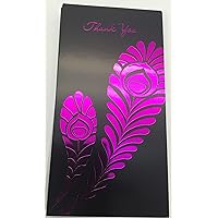 Pack of 8 Luxury Foiled Floral Thank You Cards