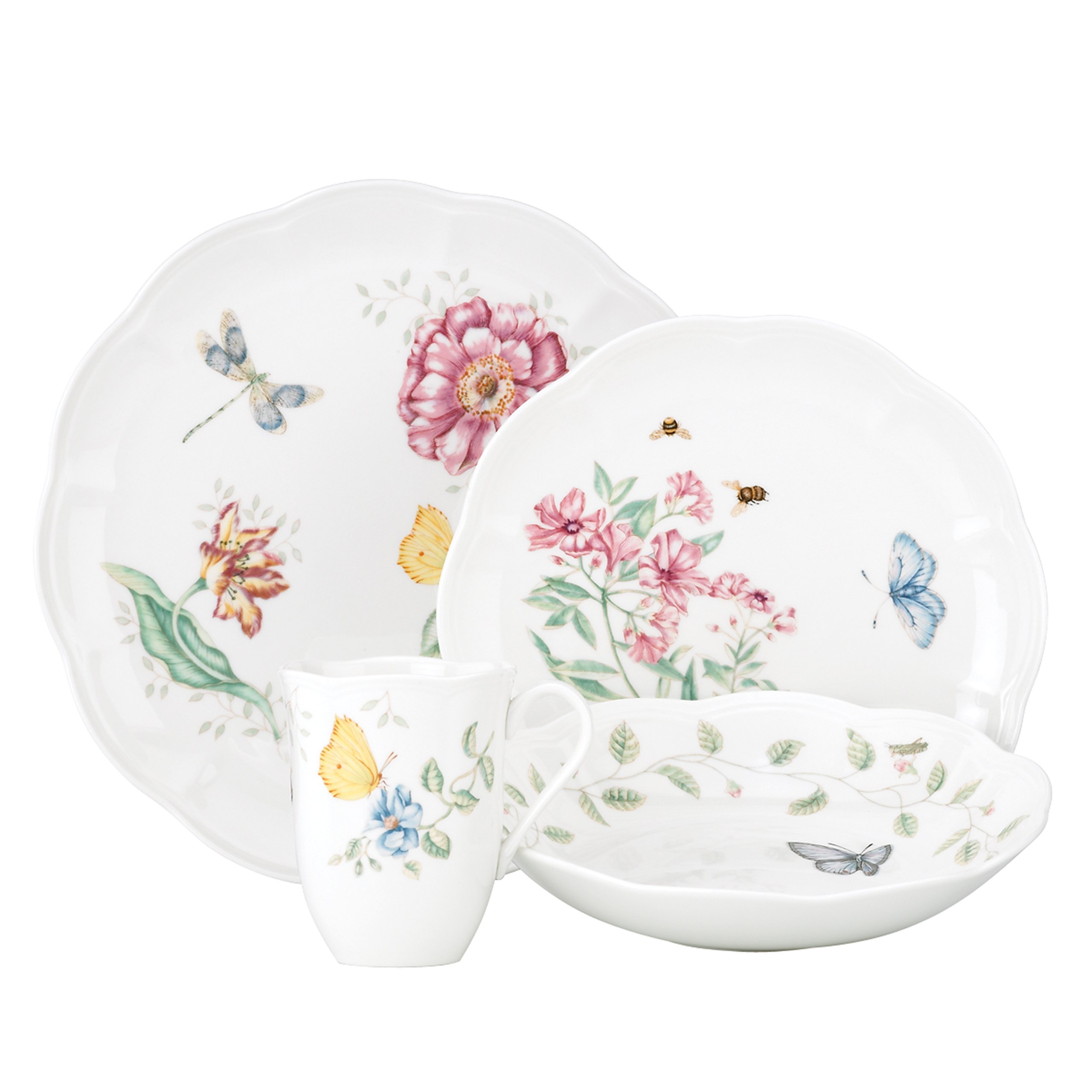 Lenox 817044 Butterfly Meadow 4-Piece Place Setting