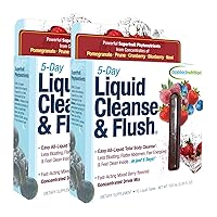 5-Day Liquid Cleanse & Flush,10-Twist Tubes Box 3.3D fl oz Each (Pack of 2)