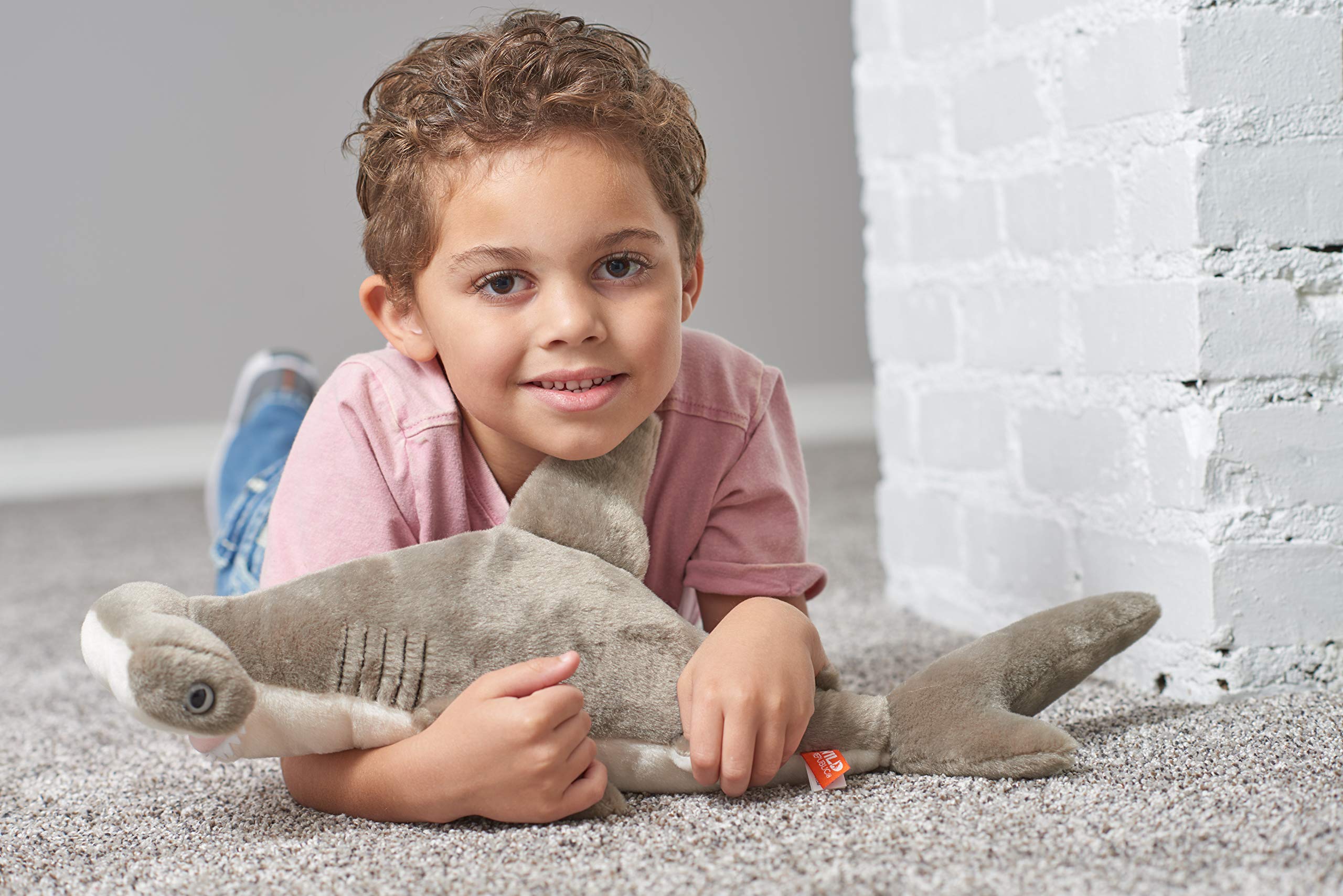 Wild Republic Hammerhead Shark Plush, Stuffed Animal, Plush Toy, Gifts for Kids, Cuddlekins 13 inches