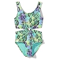 Sugar & Jade Girls' Standard Teen One Piece Swimsuit (Available in Plus)