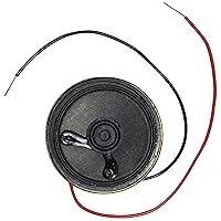 2 Inch 0.5 Watt Round Speaker with Wire Leads - 8 ohm
