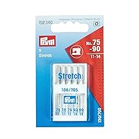 Prym Stretch Sewing 11-14, 5 pc Machine Needles, Size 75-90, Silver, 5 Count