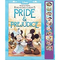 Disney Mickey Mouse and Minnie Mouse Read-Along Classics – Pride & Prejudice Interactive Sound Book – Press Buttons to Hear Story Read Aloud - PI Kids