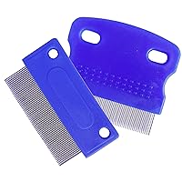 2 Pcs Dog Comb, Tear Stain Remover, Dog Eye Stain Remover, Dog Grooming Comb, Comb for Dogs, Gently Removes Mucus and Crust, Tear Stain Remover for Dogs, Pet Tear Stain Remover