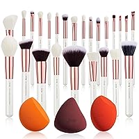 Jessup 25pcs Makeup Brushes T215 with Makeup Sponge Sets SP013