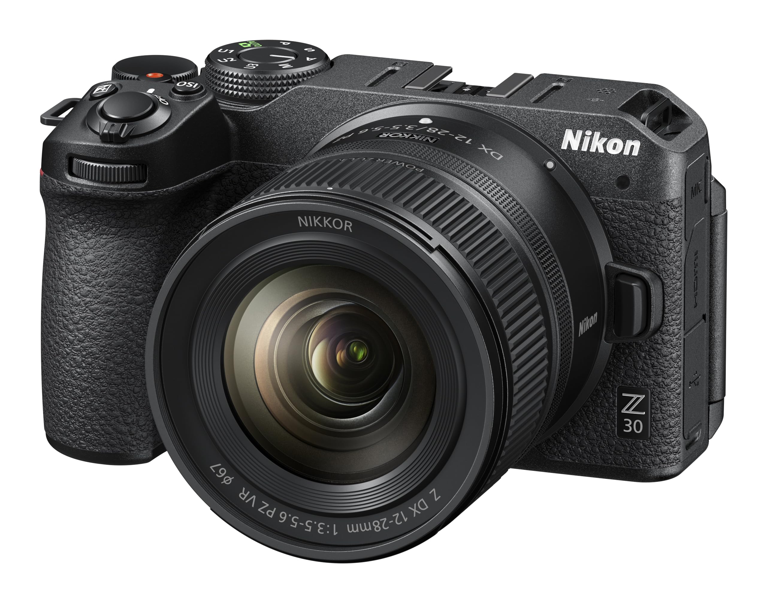 Nikon Z 30 DX-Format Mirrorless Camera Body w/NIKKOR Z DX 12-28mm f/3.5-5.6 PZ VR