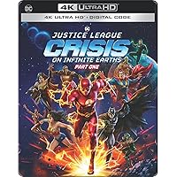 Justice League: Crisis on Infinite Earths Part 1 (4K Ultra HD Steelbook + Digital) [4K UHD]