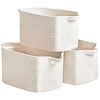Cotton Rope Storage Basket Set of 3 (15