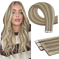 Full Shine Injection Tape In Hair Extensions Human Hair Highlighted Blonde 14inch Color 18 Ash Blonde And 613 Blonde Machine Virgin Tape In Extensions Seamless Skin Weft Injection Tape 20grams 10pcs