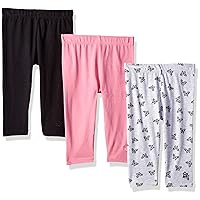 Limited Too Girls' 3 Pack Cotton Spandex Legging