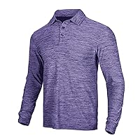 Men's Polo Shirts Quick Dry Golf Shirts UPF 50 Long and Short Sleeve Moisture Wicking Polo Shirts