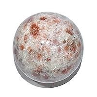 Sphere - Sunstone Ball Size - (76 mm - 88 mm) 3-3.5 inch Natural Chakra Balancing Healing Crystal Stone