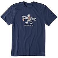 Life is Good Vintage Crusher Graphic T-Shirt Weekend Warrior