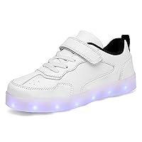 Kids LED Light Up Shoes Shiny Low-Top Sneakers for Boys and Girls Child Unisex