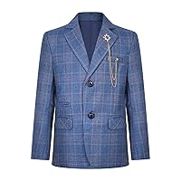 CHICTRY Boys' Formal Party Blazer Wedding Page Boy Tuxedo Suit Jacket Coat School Uniform Outerwear
