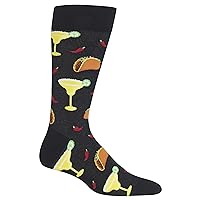Men's Fun Food and Drink Crew Socks-1 Pair Pack-Cool & Funny Novelty Gifts