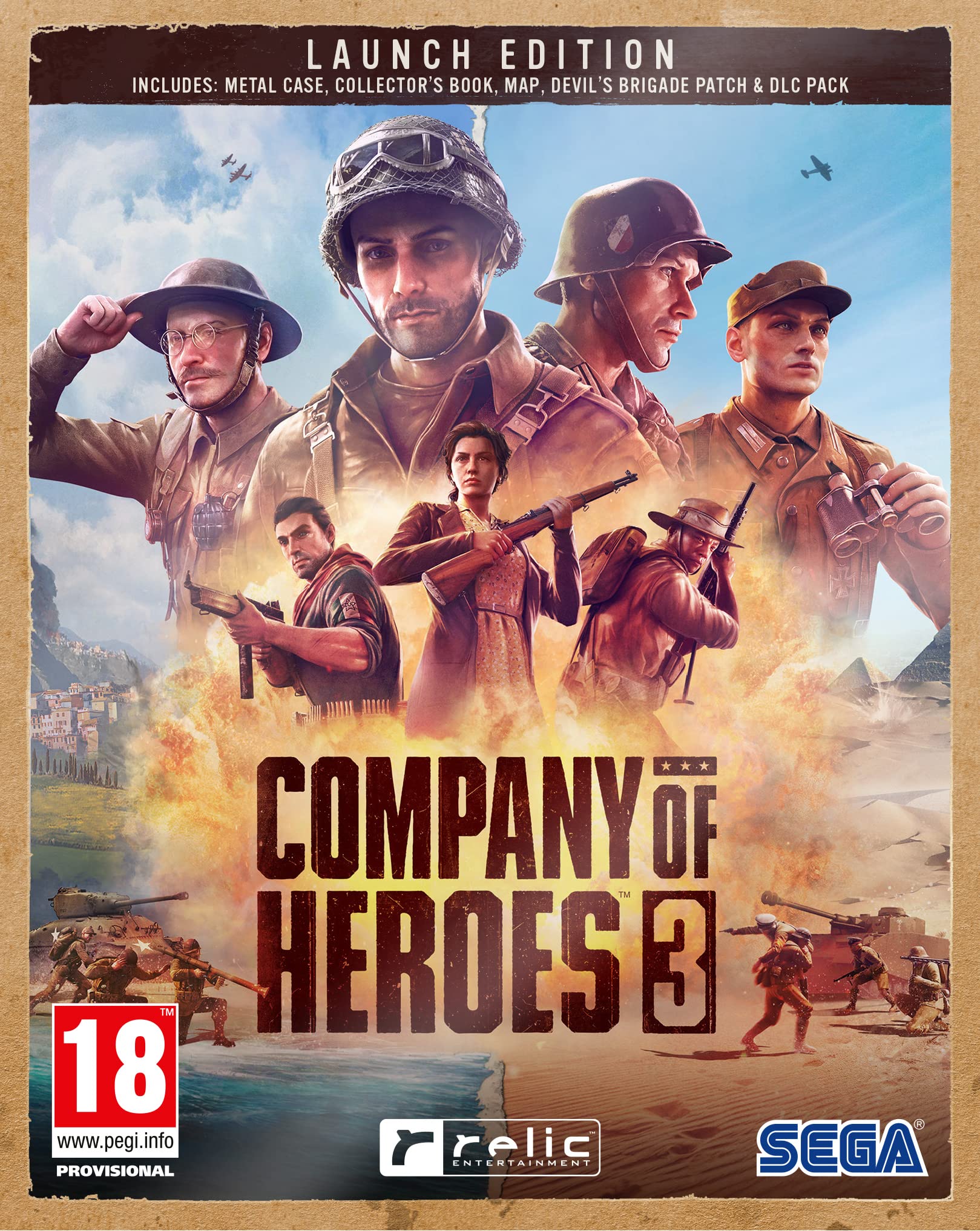 Company Of Heroes 3 Launch Edition With Metal Case