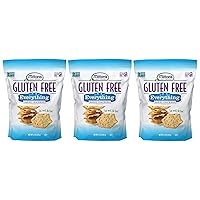 Milton's Craft Bakers Gluten Free Everything Crackers - Baked Everything Crackers, Everything Bagel Inspired, Non-GMO Project Verified, Kosher, Certified Gluten Free Snack - 4.5 Oz, Pack of 3