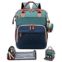 Diaper Bag Backpack with Changing Station, Baby Diaper Backpack Bag, Large Diaper Bag, Waterproof Multi-Function Travel Portable Mommy Bag, Newborns Gift