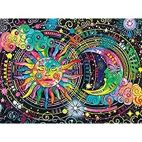 Buffalo Games - Sun Moon Stars - 1000 Piece Jigsaw Puzzle for Adults Challenging Puzzle Perfect for Game Nights - 1000 Piece Finished Size is 26.75 x 19.75, Large