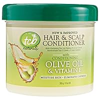 TCB Naturals Hair Scalp Conditioner 10 oz. Jar 3Pack with Free Nail File B004KEQREU, A, 30 Ounce, (Pack of 3)