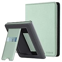 CoBak Kindle Paperwhite Case with Stand - Durable PU Leather Cover with Auto Sleep Wake, Card Slot, Hand Strap Feature - Fits Kindle Paperwhite 11th Generation 6.8