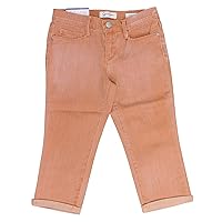 Jessica Simpson Girls Rolled Crop Skinny Jean (14, Canyon Pink/Rocco)