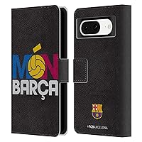 Head Case Designs Officially Licensed FC Barcelona Mon Barca Campions Leather Book Wallet Case Cover Compatible with Google Pixel 8