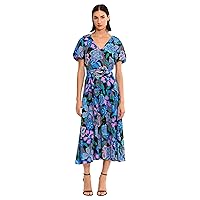 Donna Morgan Women's Fun Print Colorful Dress Dressy Casual Day Event Party Date