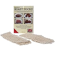 Roast Sock, Elasticized Twine Tube For Forming Meat, Stuffed Chicken Breast, and Tenderloin, Cooking Made Simple, Perfect for Holidays, Christmas, and More, Natural, Pack of 2