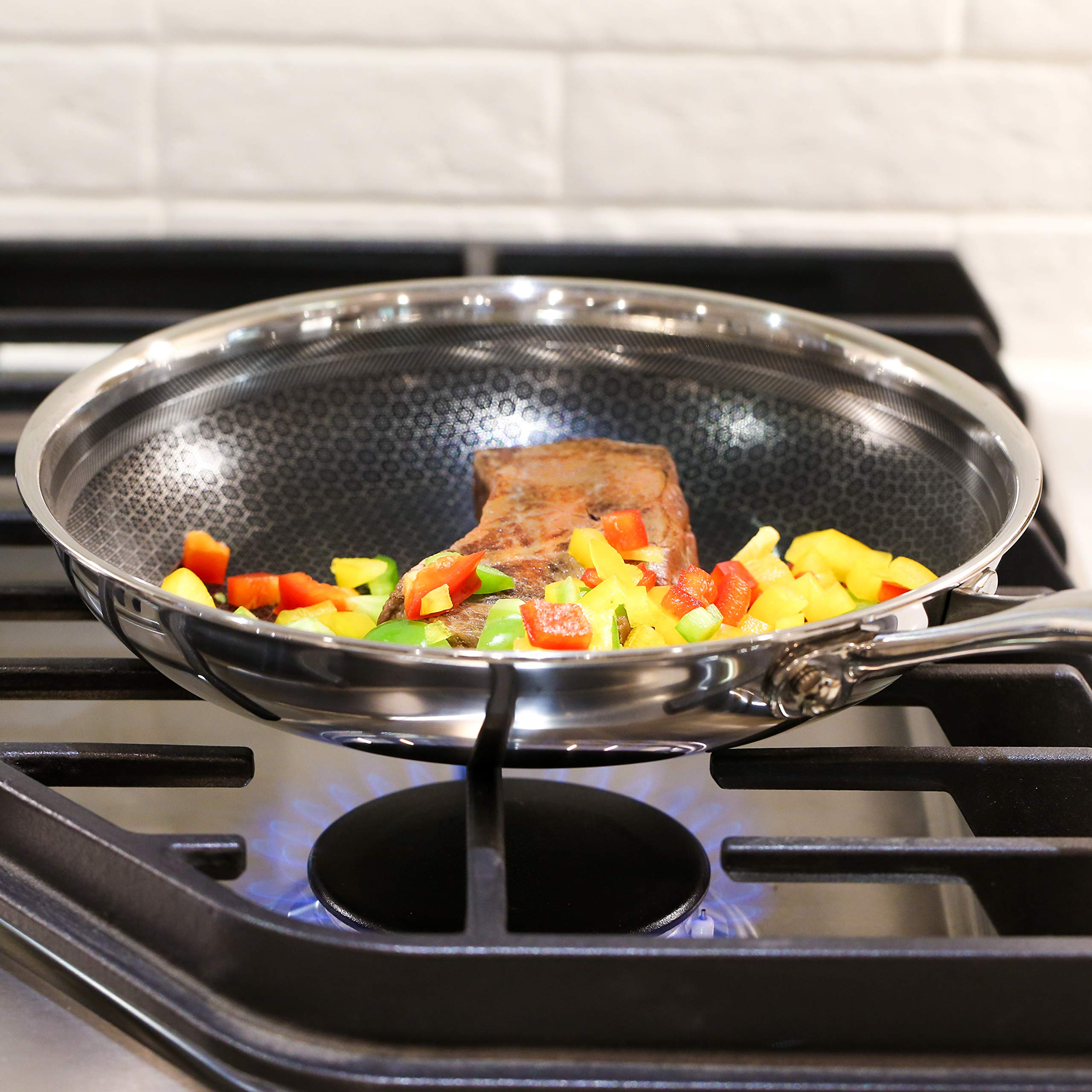 Black Cube Quick Release Cookware Fry Pan, 12.5-Inch