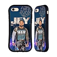 Head Case Designs Officially Licensed WWE Portrait Jey USO Hybrid Case Compatible with Apple iPhone 7/8 / SE 2020 & 2022