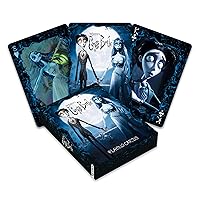 AQUARIUS Corpse Bride Playing Cards – Corpse Bride Themed Deck of Cards for Your Favorite Card Games - Officially Licensed Corpse Bride Merchandise & Collectibles