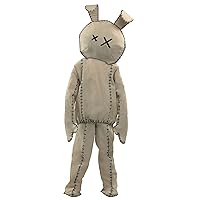 Child Size Stitched Rabbit Doll Costume Kid's Lifeless Bunny Costume