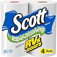Rapid Dissolve Bath Tissue, 4-Rolls (Pack of 2)