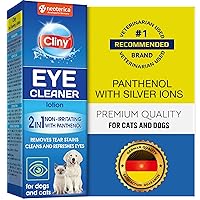 Pet Eye Wash Drops Help Prevent Pink Eye, Allergies Symptoms, Infections, Runny, Dry Eyes, Tear Stains & Conjunctivitis - Treatment Helps with Abrasions, Irritations - Dirt Crust & Discharge Remover
