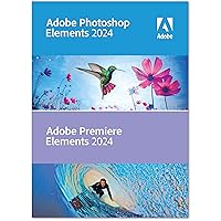 Photoshop Elements 2024 and Premiere Elements 2024 | Box with Download Code Photoshop Elements 2024 and Premiere Elements 2024 | Box with Download Code Mailed Code for Mac/PC Code (Mac) Code (PC)