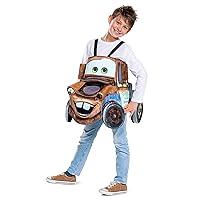 Tow Mater Costume, Official Disney Cars Costume for Kids, 3D Foam Halloween Costume