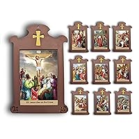 Stations of the Cross Banner, 14 stations of the cross, stations of the cross printable, the way of the cross (MEDIUM 5.51 x 8.66 in (14 x 22 cm))