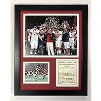 Legends Never Die NCAA Alabama Crimson Tide 2017 Cfp National Champions Framed Photo Collage, 12 x 15, (12258U)