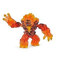 Schleich Eldrador Creatures Mythical Lava Monster - Firey Lava World Posable Lava Smasher Fantasy Action Figure with Posable Arms and Jaw, Highly Durable Toy for Boys and Girls, Gift for Kids Ages 7+