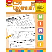Evan-Moor Daily Geography Practice, Grade 5, Homeschooling and Classroom Resource Workbook, Reproducible Worksheets, Teaching Edition, Downloadable Maps, USA, World, Continents, Oceans, Countries Evan-Moor Daily Geography Practice, Grade 5, Homeschooling and Classroom Resource Workbook, Reproducible Worksheets, Teaching Edition, Downloadable Maps, USA, World, Continents, Oceans, Countries Paperback