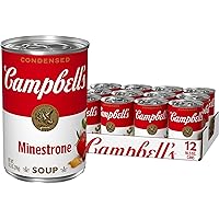 Campbell's Condensed Minestrone Soup, 10.5 Ounce Can (Case of 12)