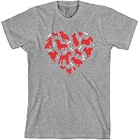 Threadrock Men's Heart of Dogs T-Shirt