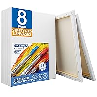 Transon 5x7 Artist Canvas Panel for Painting No Warping MDF Board 12Pack  Acid-Free Primed
