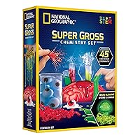 Gross Science Kit - 45 Experiments- Dissect a Brain, Make Glowing Slime Worms, for Kids 8-12, STEM Project Gifts Boys and Girls (Amazon Exclusive)