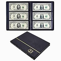 Ettonsun Coin Collection Book Holder for Collectors, 120 Pockets Coins  Collecting Album & 24 Sleeves Paper Money Display Storage Case for Coin