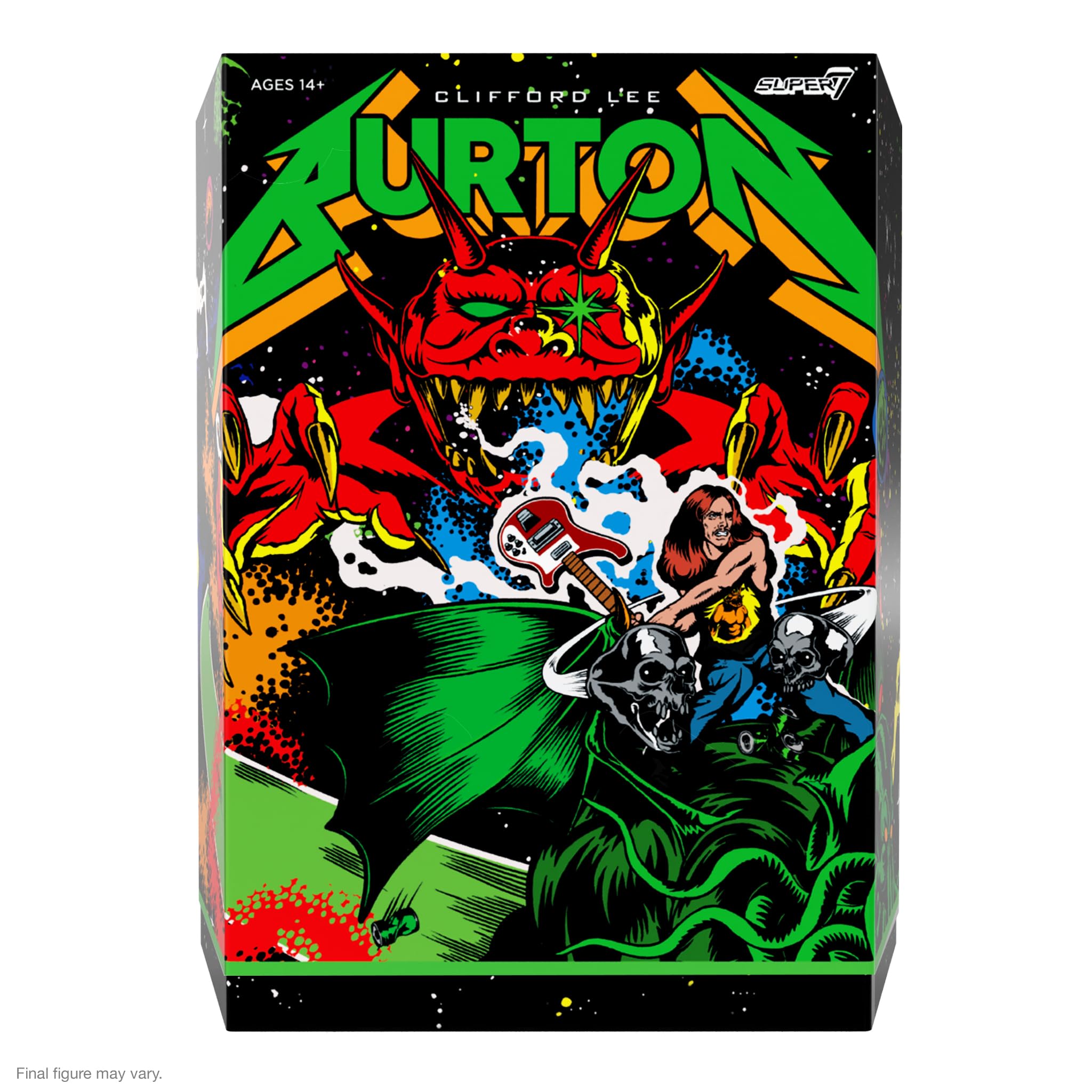 Super7 Cliff Burton ULTIMATES! Wave 02 - Cliff Burton (Superhero Poster) Action Figure